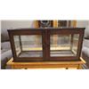 Image 2 : Small display cabinet (OAK) vintage - 30.5W 10.5D 14.5H
