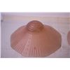 Image 2 : (2) Vintage Pink Ceiling Light Covers