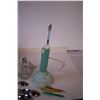 Image 2 : Vintage Electric Toothbrush w/ Replacement Brushes, (7) Cups, Ashtray +Misc
