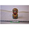 Image 1 : Antique J.Chein & co. Tin Clown Coin Bank (Missing Stopper)
