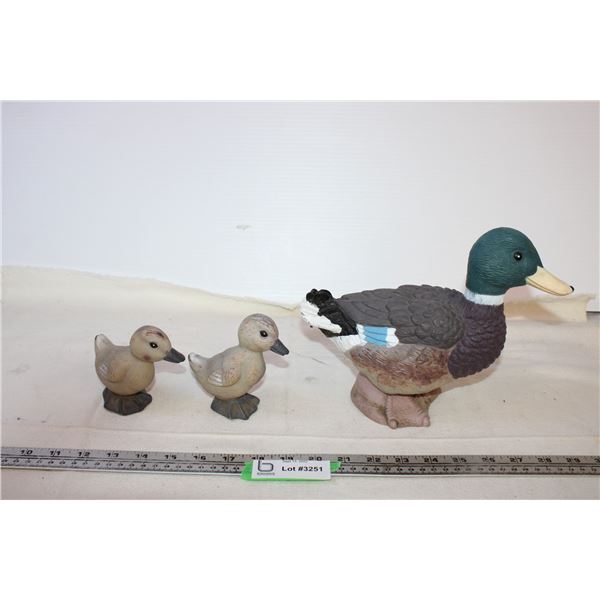 Set of 3 Duck Lawn Ornaments