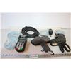 Image 1 : (2) Label Makers, Debit Machine + Assorted Cables