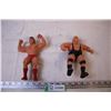 Image 1 : (2) LJN Rubber Wrestlers (Paul Orndorff, King Kong Bundy)