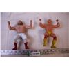 Image 1 : (2) LJN Rubber Wrestlers (Big John Studd, Hulk Hogan)