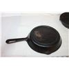 Image 3 : (3) Cast Iron Pans