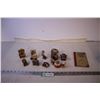 Image 1 : (9) Vintage Ceramic Furniture Figurines (Made in China) + Pocket Ledger
