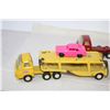 Image 2 : (4) Vintage Tonka Semi-Trucks + (3) Plastic Cars