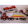 Image 3 : (4) Vintage Tonka Semi-Trucks + (3) Plastic Cars