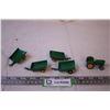 Image 1 : Lesney Matchbox Tractor + (4) Trailers