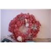 Image 2 : Pink Christmas Wreath + Yarn