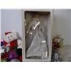 Image 2 : Box of Assorted Christmas Decorations including large doll