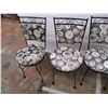 Image 2 : *4X THE BID PRICE - Wrought iron chairs