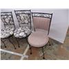 Image 3 : *4X THE BID PRICE - Wrought iron chairs