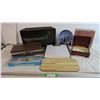 Image 1 : *Scale + Briefcase + Jewelry box and other assorted items