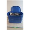 Image 1 : *Storage container filled with office supplies