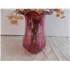 Image 2 : Pink Glass Flower Vase