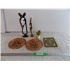 Image 1 : Wooden Figurines and Copper plates