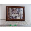 Image 1 : Framed wolf 3D wall art
