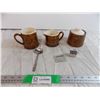 Image 1 : Cup , Sugar and Creamer set with tea infuser