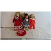 Image 1 : (3) Assorted vintage dolls