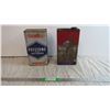 Image 1 : (2) Esso and Prestone Vintage oil cans