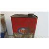 Image 3 : (2) Esso and Prestone Vintage oil cans