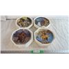 Image 1 : (4) Decorative Native themed plates