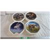 Image 1 : (4) Decorative Native themed plates