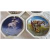 Image 3 : (4) Decorative Native themed plates