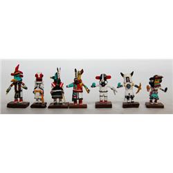 SEVEN HOPI KACHINAS
