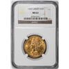 Image 1 : 1907 $10 Liberty Head Eagle Gold Coin NGC MS61