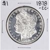 Image 1 : 1878-CC $1 Morgan Silver Dollar Coin DMPL