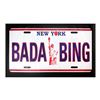 Image 1 : Steve Kaufman "Bada Bing" Original Mixed Media On Canvas