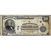Image 1 : 1902PB $20 The First-Stamford NB Stamford, Connecticut CH# 23088 National Currency Note