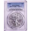 Image 1 : 2021 Type 1 $1 American Silver Eagle Coin PCGS MS69