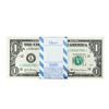 Image 1 : Pack of (100) Consecutive 2017 $1 Federal Reserve STAR Notes San Francisco