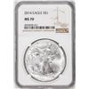 Image 1 : 2014 $1 American Silver Eagle Coin NGC MS70
