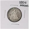 Image 1 : 1854 Arrows Seated Liberty Quarter Coin