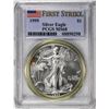 Image 1 : 1999 $1 American Silver Eagle Coin PCGS MS68 First Strike