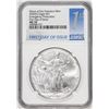 Image 1 : 2020(S) $1 American Silver Eagle Coin NGC MS70 First Day of Issue San Francisco