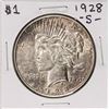 Image 1 : 1928-S $1 Peace Silver Dollar Coin