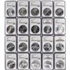 Image 2 : 1986-2021 $1 American Silver Eagle (49) Coin Box Set NGC MS69