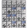 Image 4 : 1986-2021 $1 American Silver Eagle (49) Coin Box Set NGC MS69