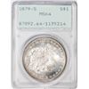 Image 1 : 1879-S $1 Morgan Silver Dollar Coin PCGS MS64 Old Rattler Holder