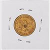 Image 2 : 1854 No Motto $5 Liberty Head Half Eagle Gold Coin