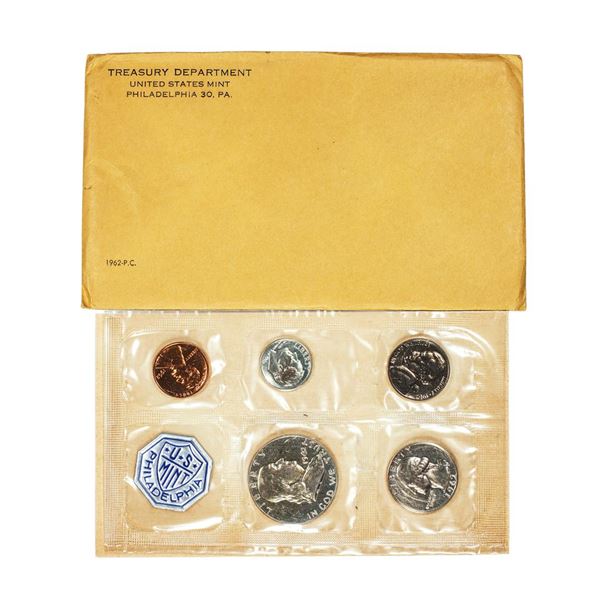 1962 (5) Coin Proof Set In Envelope