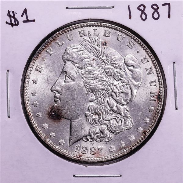 1887 $1 Morgan Silver Dollar Coin