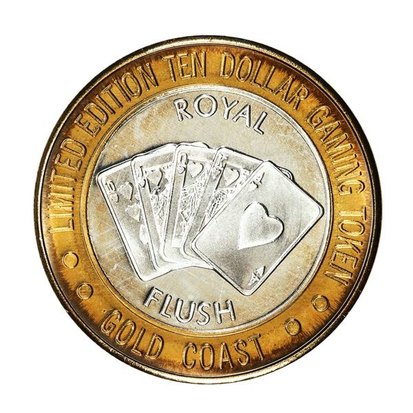 .999 Silver Gold Coast Las Vegas, Nevada $10 Casino Limited Edition Gaming Token