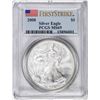 Image 1 : 2008 American Silver Eagle Coin PCGS MS69 First Strike