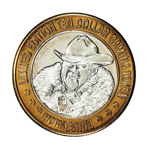 .999 Silver Binion's Horseshoe Las Vegas, NV $10 Casino Limited Edition Gaming Token
